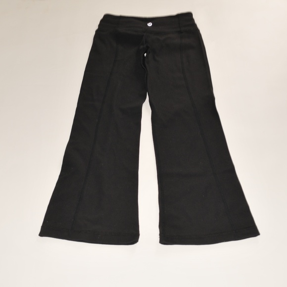 Lululemon Capri Size 2 Black 0317 - Picture 5 of 6